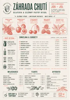 Seasonal Pastry menu template preview