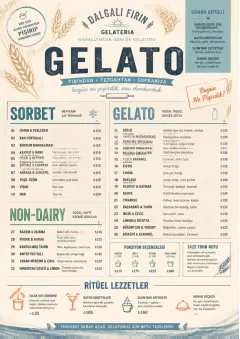 Bakery Rustic menu template preview