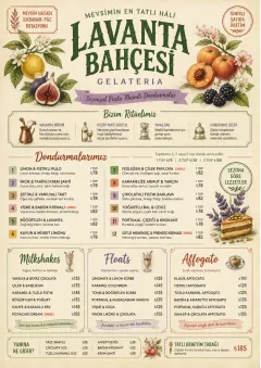 Seasonal Pastry menu template preview