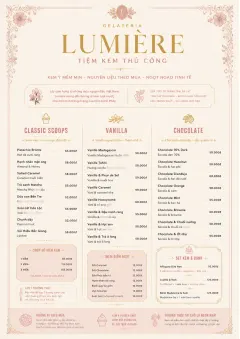 Patisserie Elegant menu template preview
