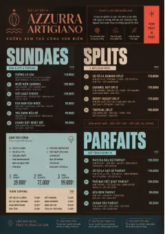 Chocolate Atelier menu template preview