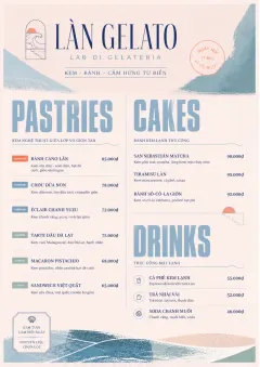Patisserie Counter menu template preview