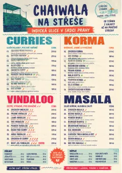 Street Stall Energy menu template preview
