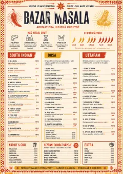 Spice Market Bold menu template preview