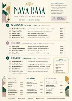 Modern Fusion menu template preview