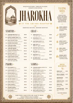 Heritage Tradition menu template preview