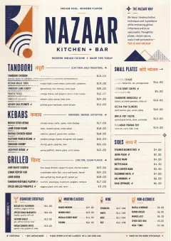 Modern Fusion menu template preview