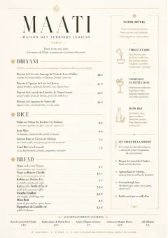 Fine Regional menu template preview