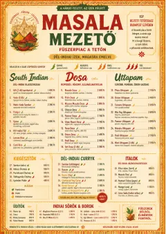 Spice Market Bold menu template preview