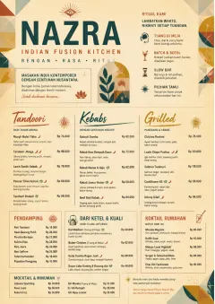Modern Fusion menu template preview