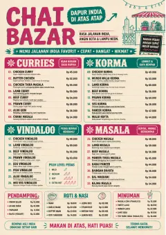 Street Stall Energy menu template preview