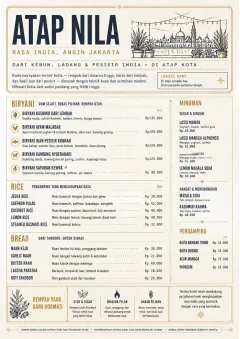 Fine Regional menu template preview