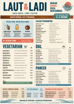 Family Style Feast menu template preview