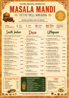 Spice Market Bold menu template preview