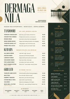 Modern Fusion menu template preview
