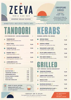 Modern Fusion menu template preview