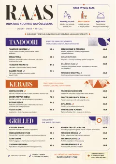 Modern Fusion menu template preview