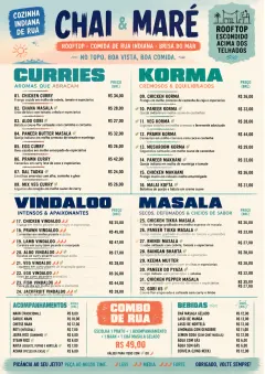 Street Stall Energy menu template preview