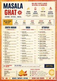 Spice Market Bold menu template preview
