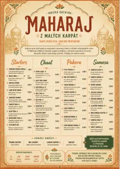 Heritage Tradition menu template preview
