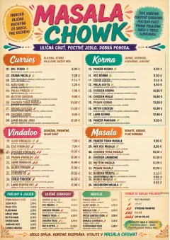 Street Stall Energy menu template preview