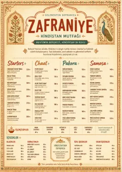 Heritage Tradition menu template preview