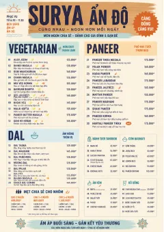 Family Style Feast menu template preview