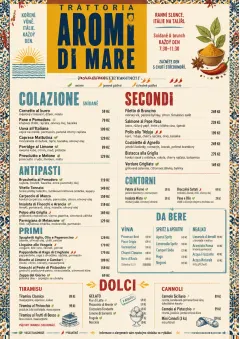Spice Market Bold menu template preview