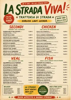 Street Stall Energy menu template preview