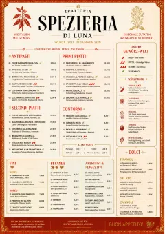 Spice Market Bold menu template preview