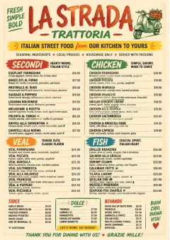 Street Stall Energy menu template preview