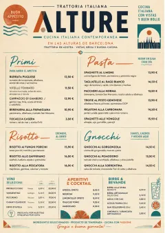 Modern Fusion menu template preview