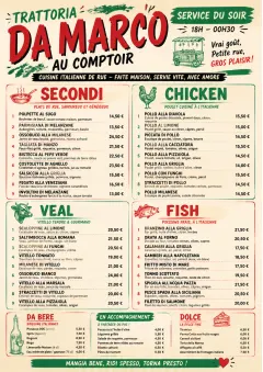 Street Stall Energy menu template preview