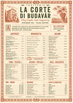 Heritage Tradition menu template preview
