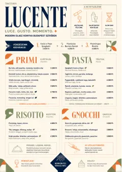 Modern Fusion menu template preview