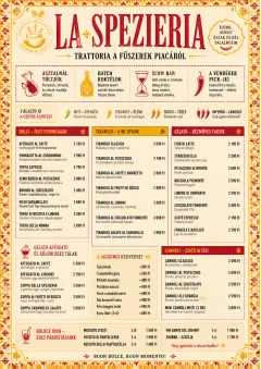 Spice Market Bold menu template preview