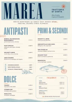 Chef Carte Brève menu template preview