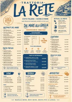 Coastal Regional menu template preview