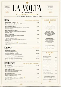 Fine Regional menu template preview