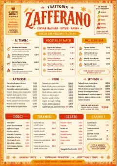 Spice Market Bold menu template preview