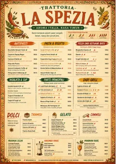 Spice Market Bold menu template preview