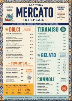 Spice Market Bold menu template preview