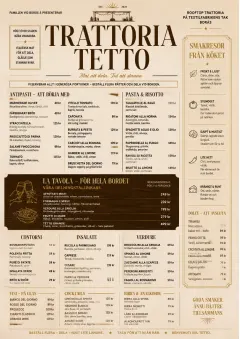 Family Style Feast menu template preview