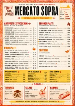 Spice Market Bold menu template preview