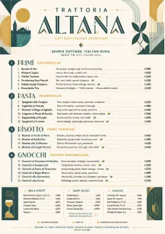 Modern Fusion menu template preview