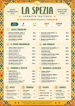 Spice Market Bold menu template preview