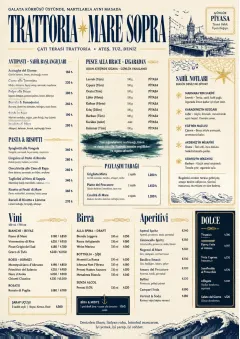 Coastal Regional menu template preview