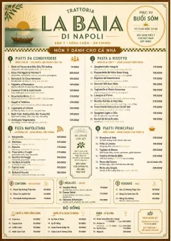 Family Style Feast menu template preview