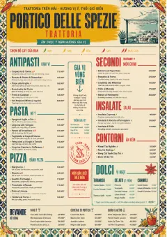 Spice Market Bold menu template preview