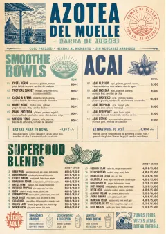 Heritage Taproom menu template preview